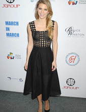 Annalynne McCord In Black Dress 09