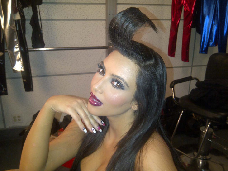 Celeb Beauty Kim Kardashian