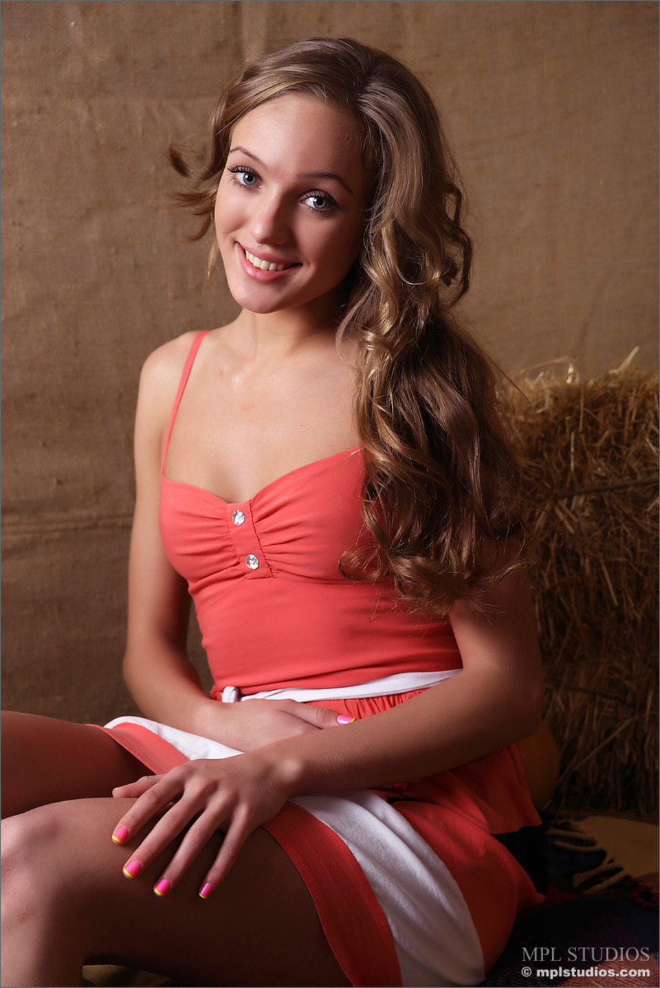 Francesca strips off